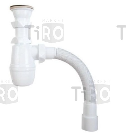 Сифон WIRQUIN 30718050 Минор 1 1/4*40 c гофрой 40*40/50 №87 /40/ Сифон WIRQUIN 30718050 Минор 1 1/4*40 c гофрой 40*40/50 №87 /40/