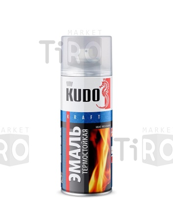 Краска-спрей золотая термостойкая KUDO KU-5007
