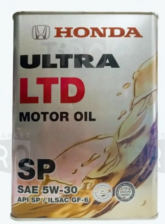 Моторное Масло Honda Ultra Ltd SP 5w30, 4л. Япония
