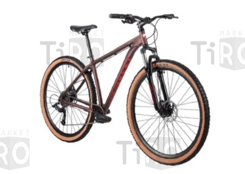 Велосипед Foxx Meridian 29" 174275, коричневый, алюминий, размер 18 Велосипед Foxx Meridian 29" 174275, коричневый, алюминий, размер 18