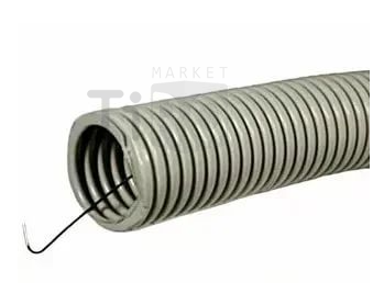 Труба ПВХ облегчённая гибкая с протяжкой d16мм t-plast, 100м Труба ПВХ облегчённая гибкая с протяжкой d16мм t-plast, 100м