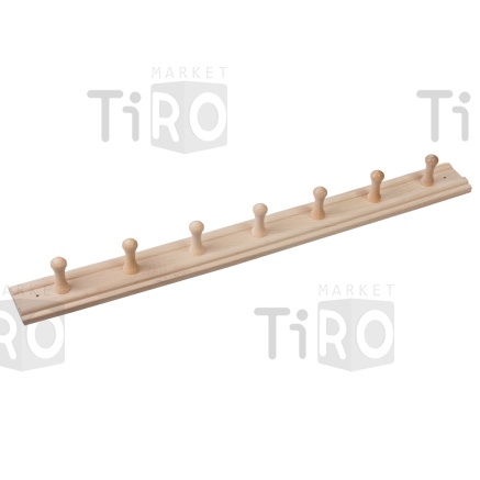 Вешалка банная 7-ми рожковая липа