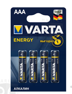 Батарейка Varta Energy AAA, блистер, 4шт