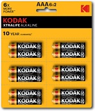 Батарейки Kodak LR03-12BL perforated (6x2BL) Xtralife [KAAA-2x6 perf]