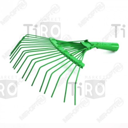 Грабли веерные проволочные 18 зубьев порошковая окраска