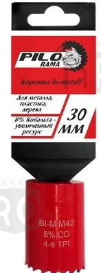 Коронка Bi-Metall 8%Co. 57мм, "Pilorama" 570057