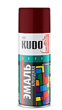 Эмаль Kudo KU-1004 аэрозольная универсальная алкидная вишнёвая (0,52л)