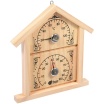 Термометр с гигрометром Банные штучки, Банная станция "Домик", 23,6х22х2,5 см, для бани и сауны