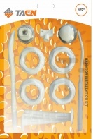 Комплект радиатора монтажный 1"*1/2", с 2-мя кронштейнами на блистере Taen