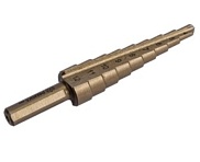 Сверло ступенчатое Grepp 206-0002, 9 ступеней, 4-12мм, 6-ти, хвостовик
