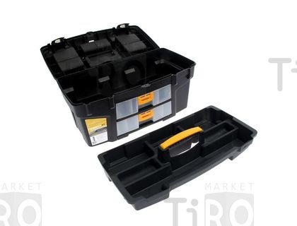 Ящик инструментальный IDEA "Гефест 21"металл зам. (с двумя консю и секциями) 275*530*290 М2941