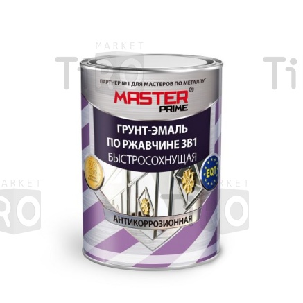 Грунт-эмаль MASTER PRIME по ржавчине молотковая голубая 0,9кг. Грунт-эмаль MASTER PRIME по ржавчине молотковая голубая 0,9кг.