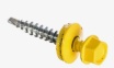 Саморез кровельный со сверлом, прокладка (EPDM), 4,8*35 RAL 1018 цвет желтый (800 шт.)
