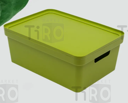 Коробка для хранения Фортуна (380*280*150см) оливковая