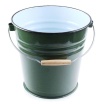 Ведро эмалированное 12л, зеленый рябчик, Новокузнецк С41224.зП