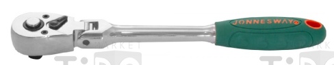 Рукоятка трещоточная с шарниром 3/8"DR, 36 зубцов, 240 мм, Jonnesway R4103