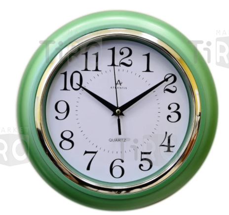 Часы настенные "Atlantis" TLD-6321, зеленый