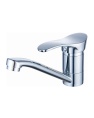 Смеситель Diadonna D87448105W для кухни шарововый с коротким изливом, латунь Смеситель Diadonna D87448105W для кухни шарововый с коротким изливом, латунь