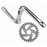 Шатун	EAH-FOA-1/2-102-S 580258 со звездой (детский) 28T
