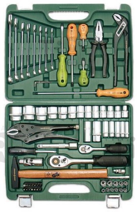 Набор инструмента 1/2, 1/4 - 72 предмета ДТ 620772