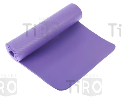 Коврик для йоги 183 х 61 х 1 см, цвет фиолетовый