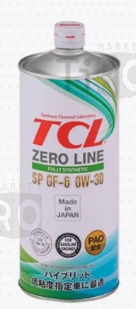 Моторное масло TCL Zero Line Fully Synth Fuel Economy SN GF-6 0w30, 1л