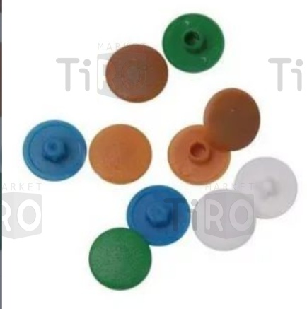 Заглушка декоративная №3 серая 211С-13-04 крест 13мм (20шт.)