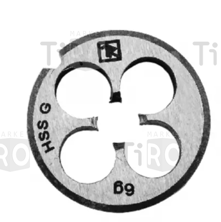 Плашка D-Combo MD1215 круглая ручная М12х1.5, HSS, Ф38х10 мм