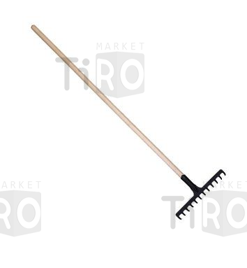 Грабли Zinler (ГРП12Ч11) 12 зубьев с деревянным черенком 1200мм