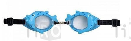 Очки для плавания Fun Intex 55603 от 3 до 8 лет, 3 цвета