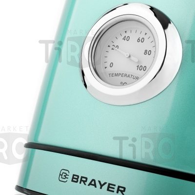 Чайник 1,7л BRAYER BR-1005-GN, 2200Вт