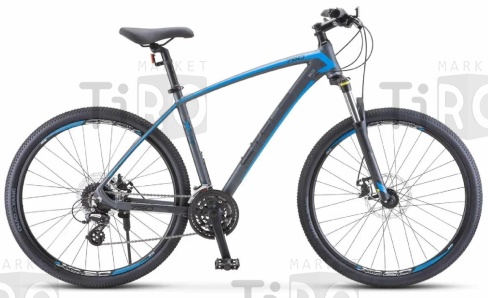 Велосипед Stels Navigator-750 27.5" MD (19" Антрацитовый/Синий) Велосипед Stels Navigator-750 27.5" MD (19" Антрацитовый/Синий)