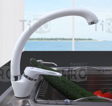 Смеситель для кухни Frap F4166-8, белый