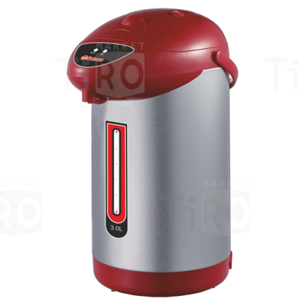 Термочайник Sakura SA-352RS 3,0л 750Вт красный/металлик