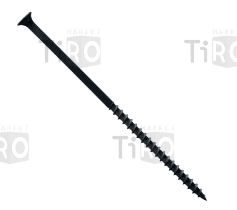 Саморез по гипсокартону, дереву, 3,5*25, черный (500шт.)