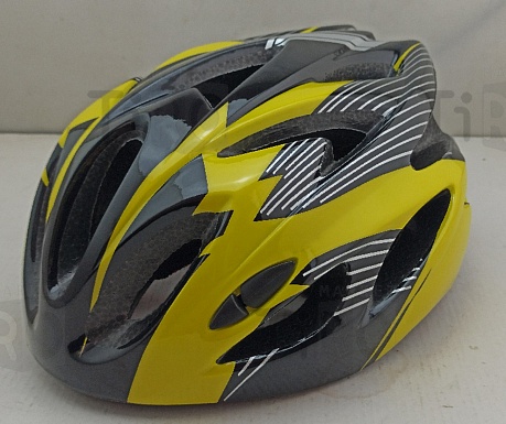 Шлем FSD-HL057 (out-mold). Размер M (52-56 см) жёлто-чёрный, 600321