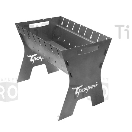 Мангал складной Тонар 49*31*37см, сталь 2,0мм