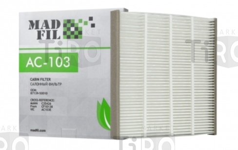 Фильтр салона Madfil AC-103 Фильтр салона Madfil AC-103
