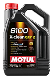 Синтетическое масло Motul 8100 X-Clean GEN2 C3 5w40 100% Synthetic 1л