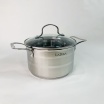 Кастрюля из нержавеющей стали Nelly 69018, 18см, 2,5л Кастрюля из нержавеющей стали Nelly 69018, 18см, 2,5л