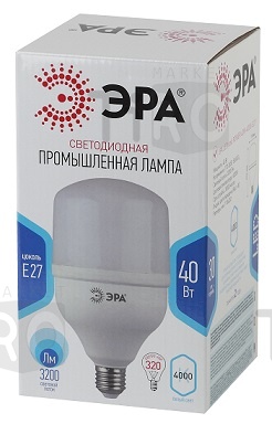 Лампа Эра Power светодиодная, 40W, 4000К Лампа Эра Power светодиодная, 40W, 4000К