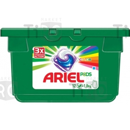 Капсулы "Ariel" автомат Color of Lenor, 12*27, 8г