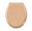 Сиденье для унитаза "Ракушка" кремовый