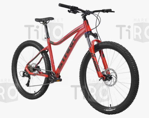 Велосипед Stark'24 Tactic 29.4 HD оранжевый металлик/темно-красный металлик 18"