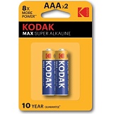 Элемент питания Kodak Max Super Alkaline LR03-2BL [K3A-2]