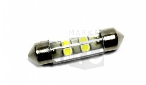 Светодиод White Star Light 24-896, 24V T11x36 4LED (10шт)