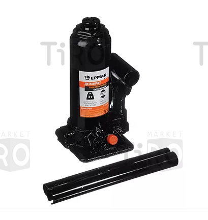 Домкрат гидравлический бутылочный 2 т, высота подъема 150-285мм ЕРМАК 770-068