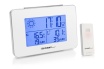 Часы -метеостанция беспроводной датчик, комнатная и уличая температура, влажность, часы будильник FIRST FA-2461-6WI