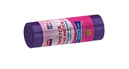 Мешок для мусора Prestige Rubber Flex 40387, 60л, рулон 10шт, фиолетовый