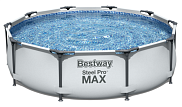 Бассейн каркасный Stell Pro Max, Bestway 56406, 3,05м*0,76м